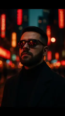 1️⃣ Acesse o Chatgpt  2️⃣ Insira sua imagem  3️⃣ Digite o prompt  A hyper-realistic, cinematic 9:16 portrait of a man standing on a bustling city street at twilight. He's wearing dark sunglasses with warm-toned reflections of neon signs visible in the lenses. The man is dressed in a dark wool overcoat layered over a high-neck black turtleneck. The background is an out-of-focus mix of vibrant city lights-reds, oranges, yellows, and blues-creating a dreamy bokeh effect with a moody urban vibe. He gazes slightly upward, exuding calm confidence and introspection #IA #fyp #foryoupage #viralvideos #foryou 