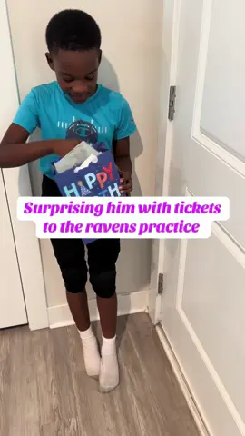 They only had two tickets and I have been trying for years to get them for my boys 😔 but luckily he can go this year for his birthday. Caliere told me I can sit in the car while they go in since we only could get two tickets 😂😂 @Baltimore Ravens #ravens #baltimoreravens 