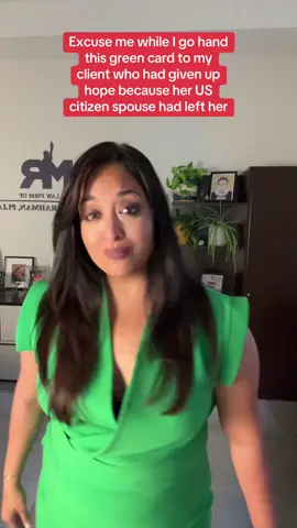 Don't give up just because your citizen spouse is trying to sabotage your chances #abogadamoumita #immigration #uscis #greencard #marriage #immigrationinterview #abogadodeinmigracion 