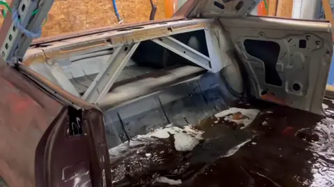 Chemical dipping a 1966 chevelle Malibu from start to finish.  #chevy #chevelle #malibu #classiccars #restoration    