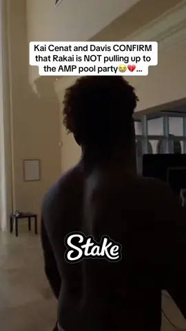 Kai Cenat and Davis CONFIRM that Rakai is NOT pulling up to the AMP pool party😭💔… #kaicenat #imdavisssyt #amp 