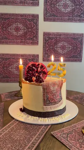 when it turns out better than it did in your head >> #fyp #foryou #foryoupage #cake #cakedesign #birthday #birthdaycake #fashion #trend #persian #printed #aesthetic #creative #repost #viral #explore #blowup 