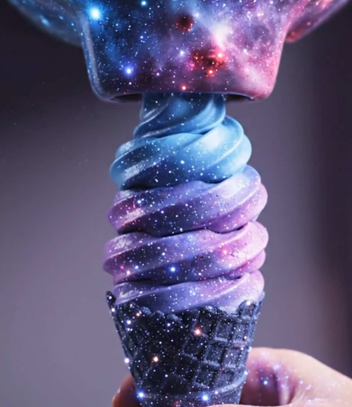 I LOVE the coal and the galaxy! Looks so tasty and so satisfying! 🤤 Which ice cream is your favorite? #satisfying #oddlysatisfying #aiasmr #icecream #asmr 