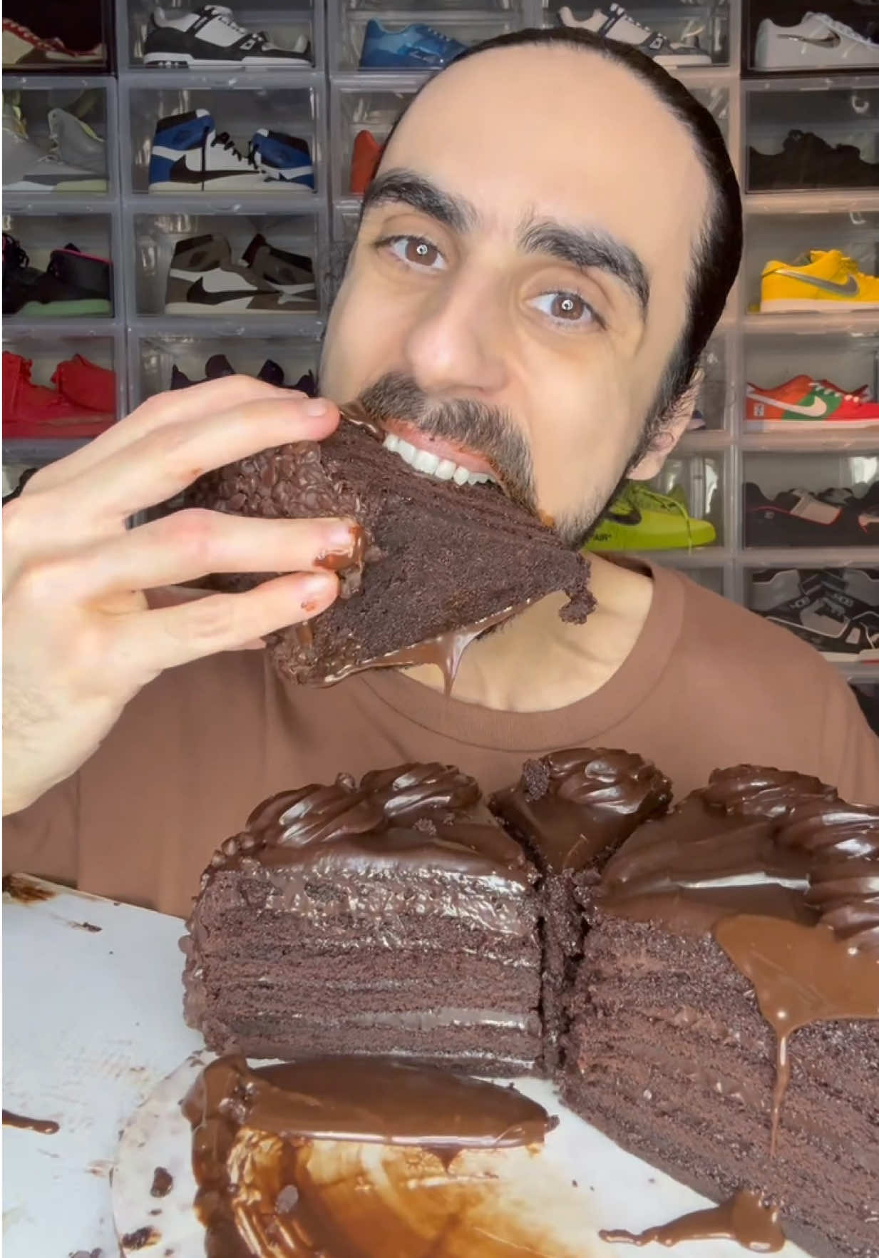 Food ASMR (Part 528) #food #asmr #mukbang #chocolatecake #baderalsafar #eating #satisfying 