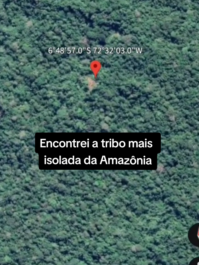 Essa é uma das tribos mais isoladas da Amazônia. #GoogleEarth #googlemaps #vaiprafy #vaiprofy 