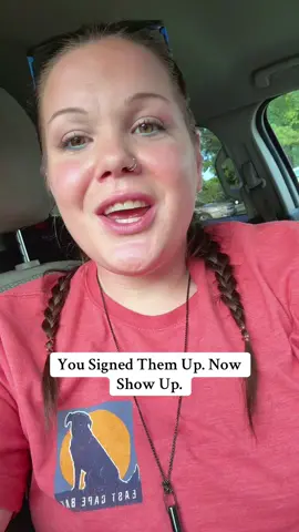 If you sign your kid up for sports, it’s your job to get them there, on time, every time. Practice. Games. All of it. #YouthSports #Sports #Parenting #Responsibility #SportsMom #ShowUp 