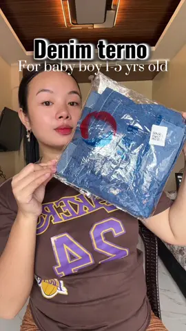 ang lakas maka pogi sa baby nito pang porma talaga #denim #ternoforkids #forbabyboy #poloforkids 