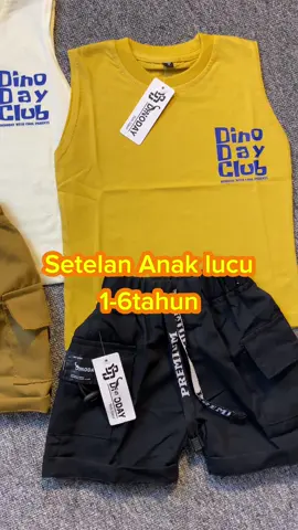 Yuk kepoin warna lainnya di keranjang #setelananak #setelananaklaki #setelanlucu 