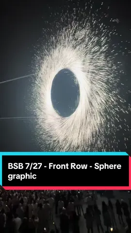 BSB 7/27 - Front Row - Sphere graphics- soo cool! @Backstreet Boys @Sphere #intothemilleniumvegas #backstreetboys #bsb #residency #partylikeits1999 #fyp #thesphere #lasvegas #thesphere #sunday #sphere #y2kcore #intothemillenniumtour #lasvegas 