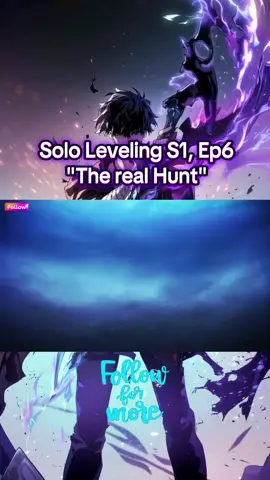 Solo Leveling season 1,Ep6 . Follow for more #sololeveling #sungjinwoo #anime #animelover #animeedit #fyp #fypage #foryou#animefyp  #millionviewsSuggested  #goviral , #contentcreation , #foryoupage , #viralcontent 