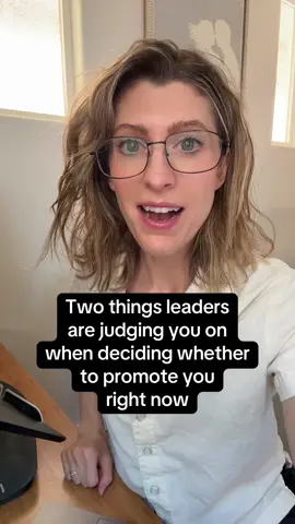 Everybody who’s working hard, trying to get noticed for a promotion, this is for you! Make sure you’re working on your soft skills and the attitude you display to your leaders as much as all the hard results.  I’ve talked to a lot of hiring managers and leaders across many industries recently, and these themes really ring true to me!  #jobadvice #corporatelife #careertips #career 