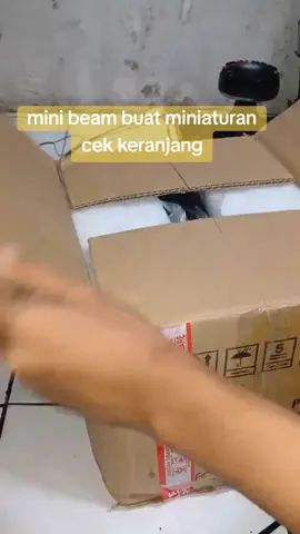 mini beam 100watt buat miniaturan #sound #audiominiatur #beam #lighting #horeg 