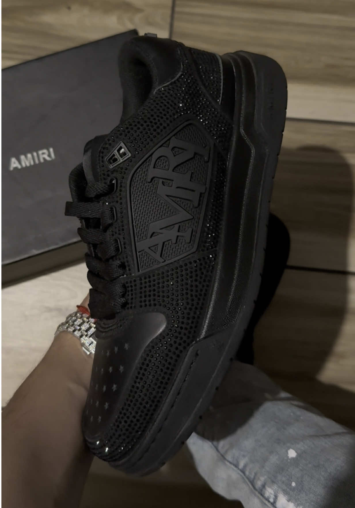 Amiri 😍 #viral #fyp #luxury #legit #sneakers #designer #explore #blowthisup #trending #explorepage #luxuryshoes #alucines📿🧿🙈  #amiri