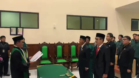 Pelantikan dan Pengambilan Sumpah Jabatan Panitera dan Panitera Muda Hukum Pengadilan Agama Merauke Rabu, 30 Juli 2025