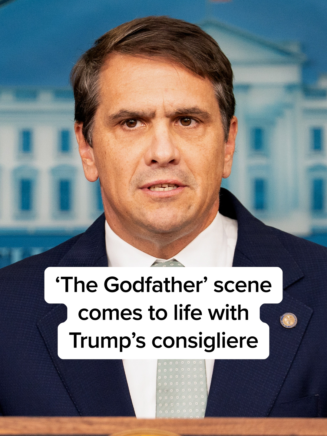 Sen. Sheldon Whitehouse references a scene from the movie 'The Godfather' to describe how he envisions the Trump administration's meetings with Ghislaine Maxwell. @msnbc  #thegodfather #trump #ghislainemaxwell #epsteinfiles #congress #senate #toddblanche #pambondi #doj