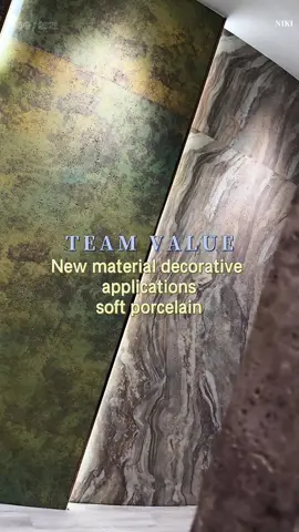 New material decorative applications soft porcelain #design #madeinchina #china #art #backgroundwall 