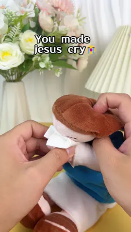 Thank you Jesus #jesus #plushies #christiantiktok #faith #jesusplush