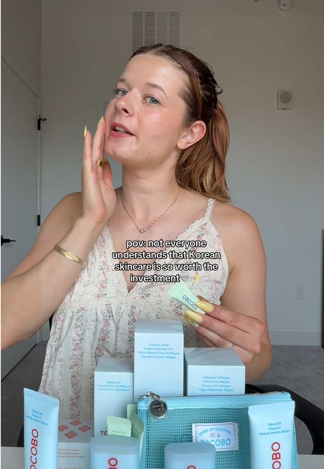Korean Skincare 👏👏👏 #tocobo #koreanskincare #skincare #grwm #skintok #glassskin #koreansunscreen 
