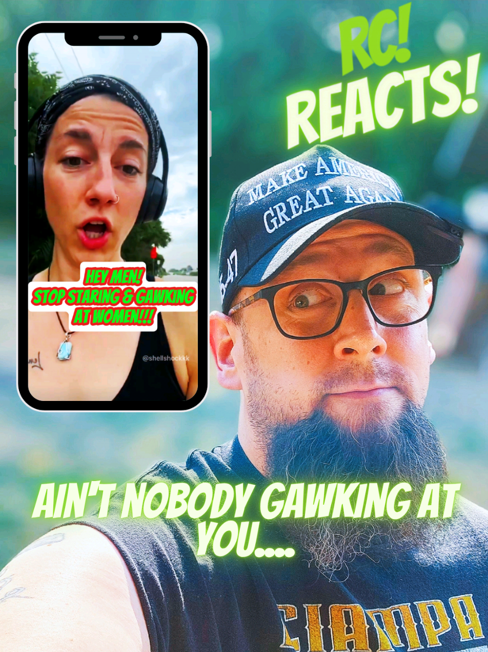 #Hello #glaring #gawking #staring #men #women #WaveHello #pedestrian #harassment #mencantwin #restingbitchface #attitude #nooffense #rcreacts #fyp #foryoupage 