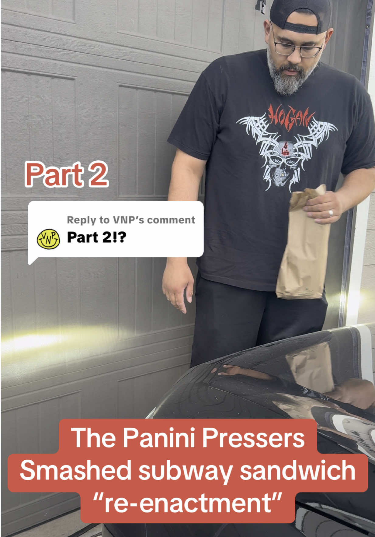 Replying to @VNP This is the best it’s going to get on him explaining it because he wasn’t happy I posted the original video to begin with! Lol 🙈😆  Hope this helps everyone with the many questions… lol 🤷🏽‍♀️  #flatsubwaysandwich #paninipress #smashedsandwich #paninipapi 