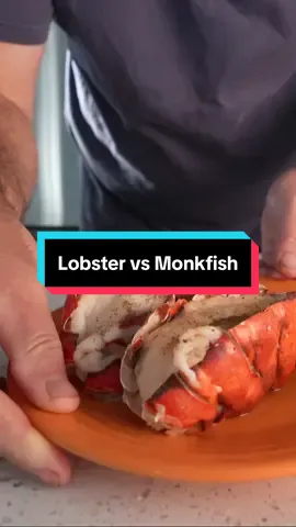 Lobster Vs Monkfish? #seafood #lobster #monkfish 