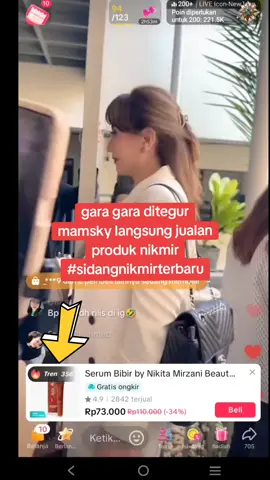 #emawaroka  #sidangnikmirhariini #sidangnikitamirzani #livesidangnikmir31juli2025 #sidangnikmirvsrezagladys  #skincare #nikitamirzani 