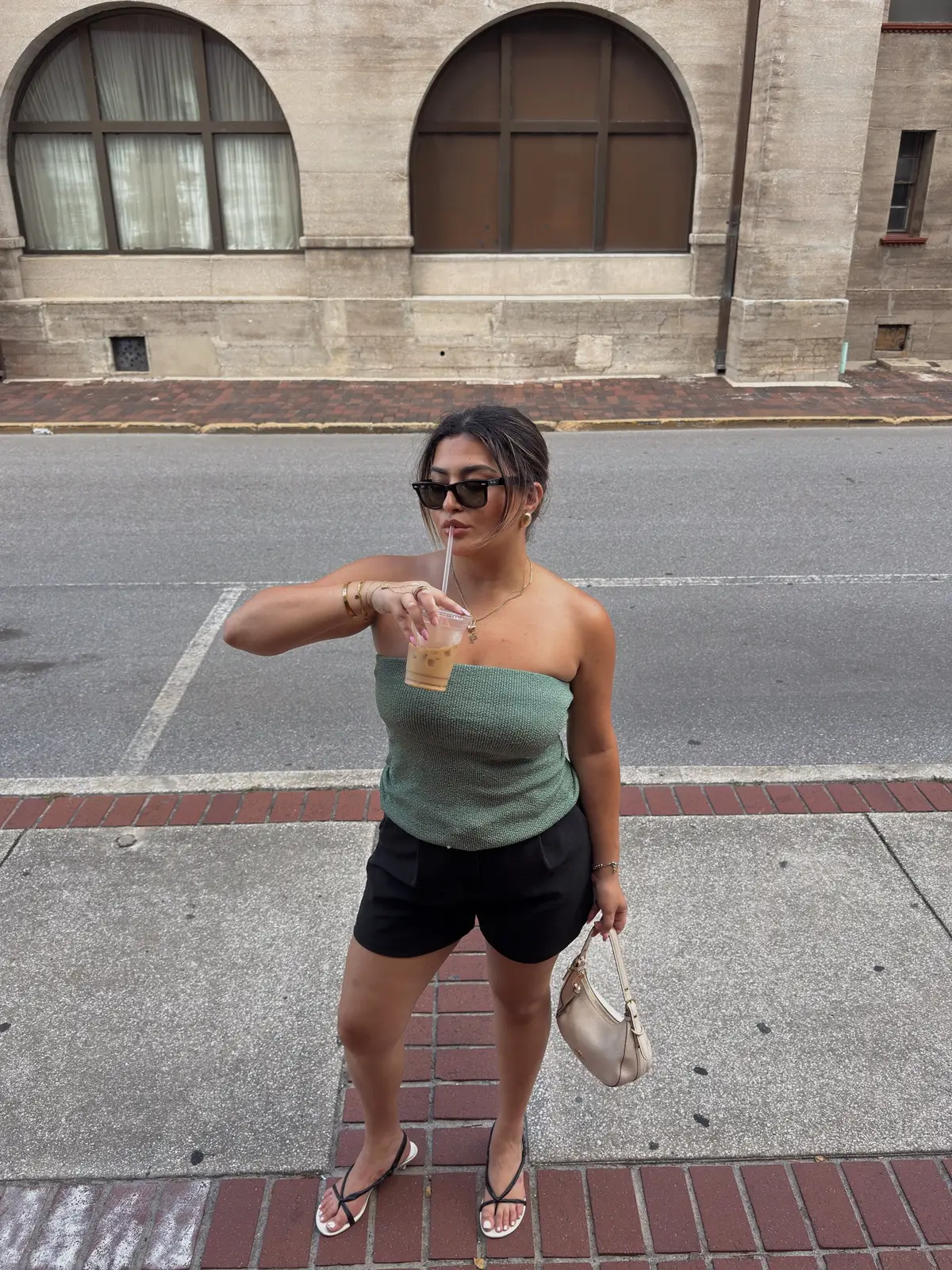 Mini photoshoot in St. Augustine, FL todayy #staugustinefl #pinterestaesthetic #outfitoftheday #outfitcheck 