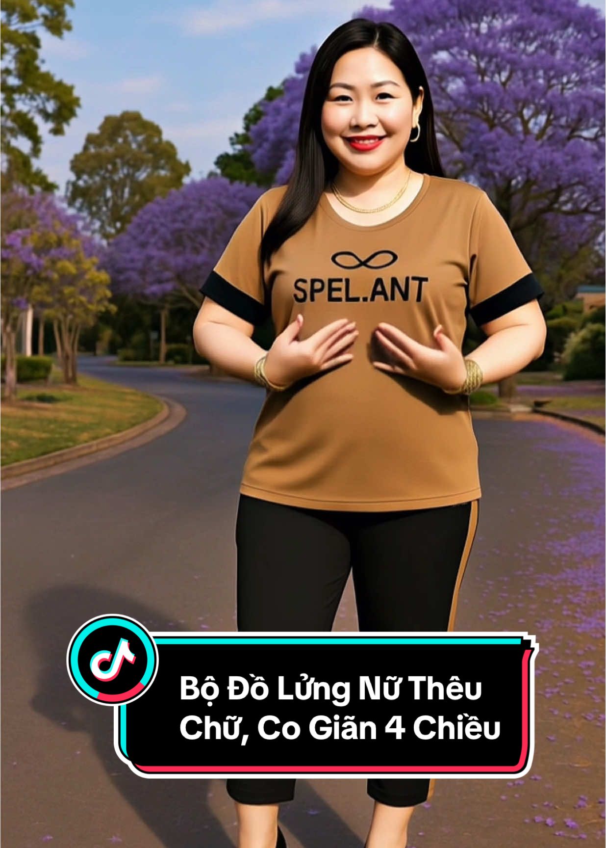 Bộ Đồ Lửng Nữ Thêu Chữ Co Giãn 4 Chiều #quanaotrungnien #thoitrangtrungnien #thoitrangtrungtuoi