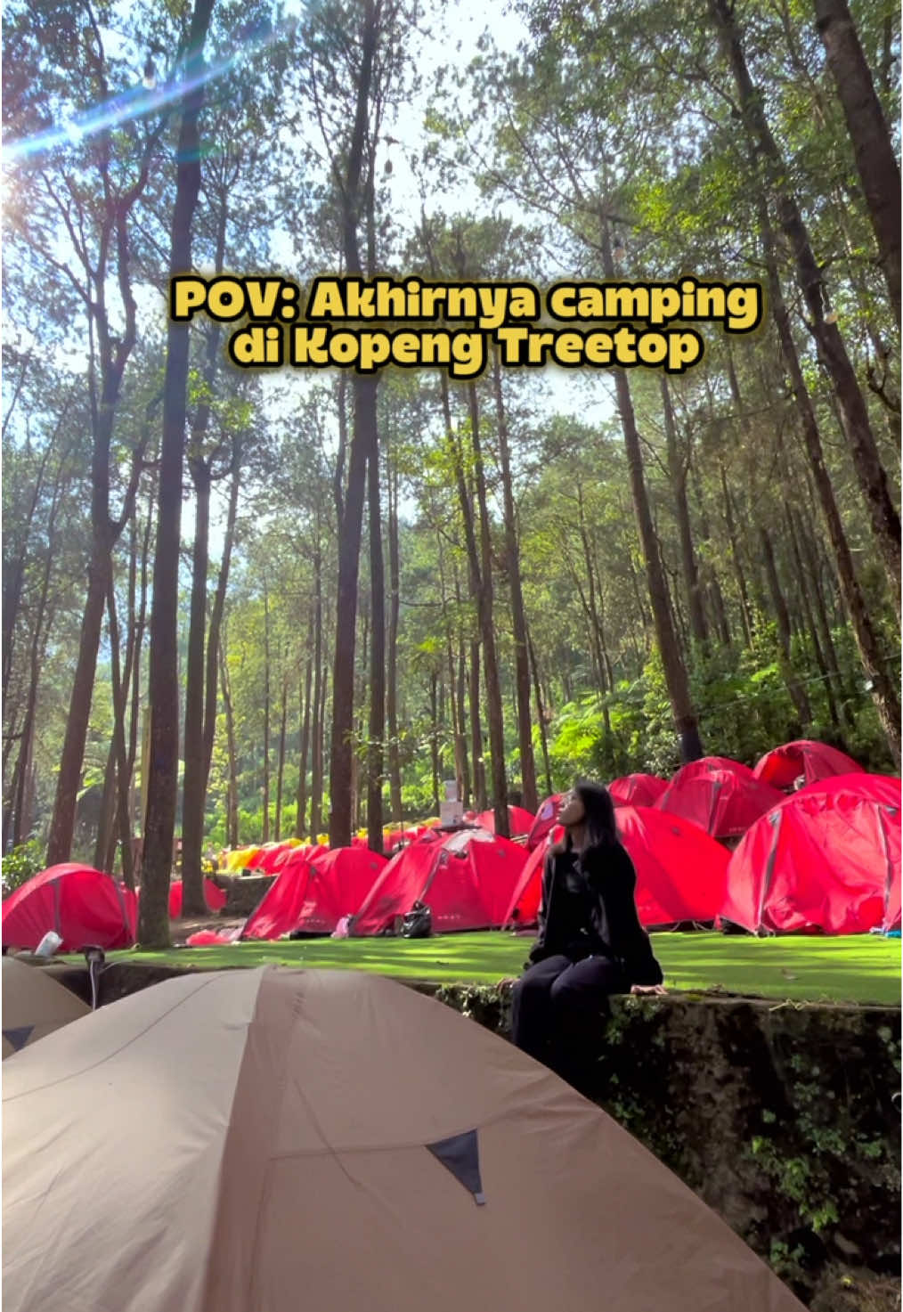 Akhirnya camping di Kopeng Treetop 😍😍🍃🍃🍃🍃🍃 #promoseruweekend #KopengTreetop #StaycationIndonesia #ExploreKopeng #StaycationSejuk #wisatasemarang #
