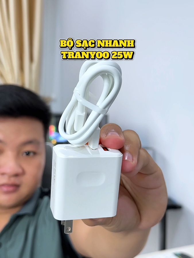 Bộ sạc nhanh Tranyoo GaN 25W #fyp #docongnghe #phukiendienthoai #sacnhanh #bosacnhanh #sacnhanh25w 