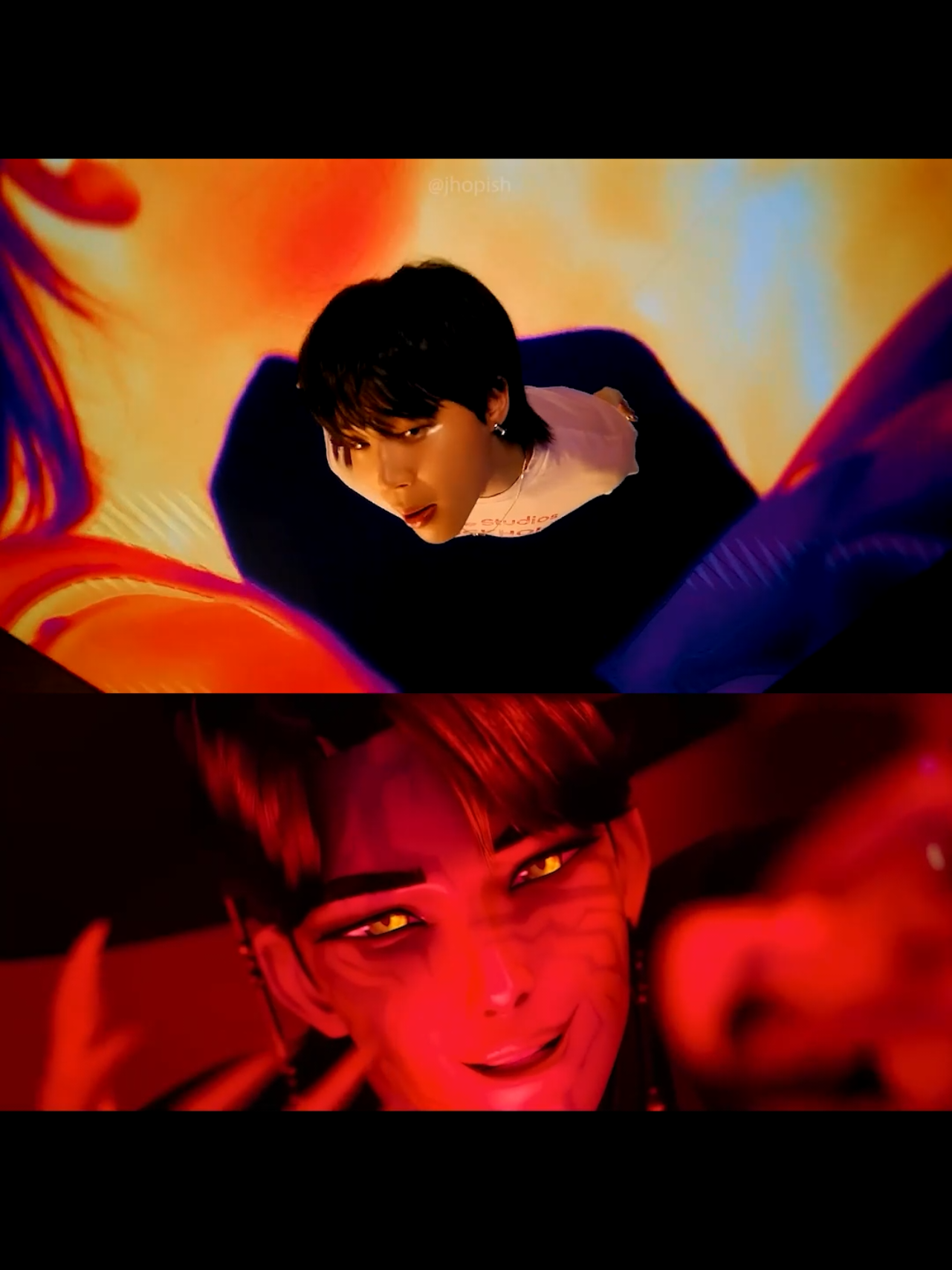 the comparison  💖 Your Idol (K-pop Demon Hunters) - BTS Version #youridol #kpopdemonhunters #kpopedit #bangtan #btsedit #bangtansonyeondan방탄소년단 #fyp @hobipower @AbjkMRstY @BTS 