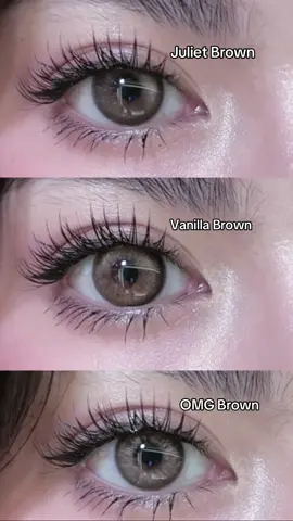 Can’t decide which brown lens to wear? Here are 3 options to try from Midroi! ✨  #lens #fyp  #eyes #tiktokfinds 
