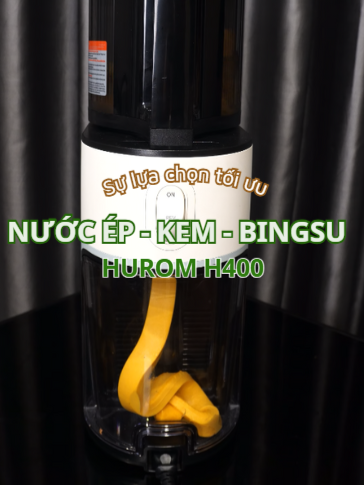 Nếu bạn thuộc kiểu người thíhc sự gọn gàng, tươi mát từ không gian bếp đến món tráng miệng mình làm ra thì máy ép chậm Hurom H400 chính là sự lựa chọn tối ưu nhất. #huromvietnamofficial #huromvietnam #hurom #suckhoe #mayepcham #mayepchamhurom #h400 #huromh400