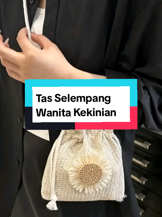 Tas Selempang Wanita Kekinian Tas Anyaman Wanita #tas #taswanita #tasselempang #affiliatemarketing #fyp 