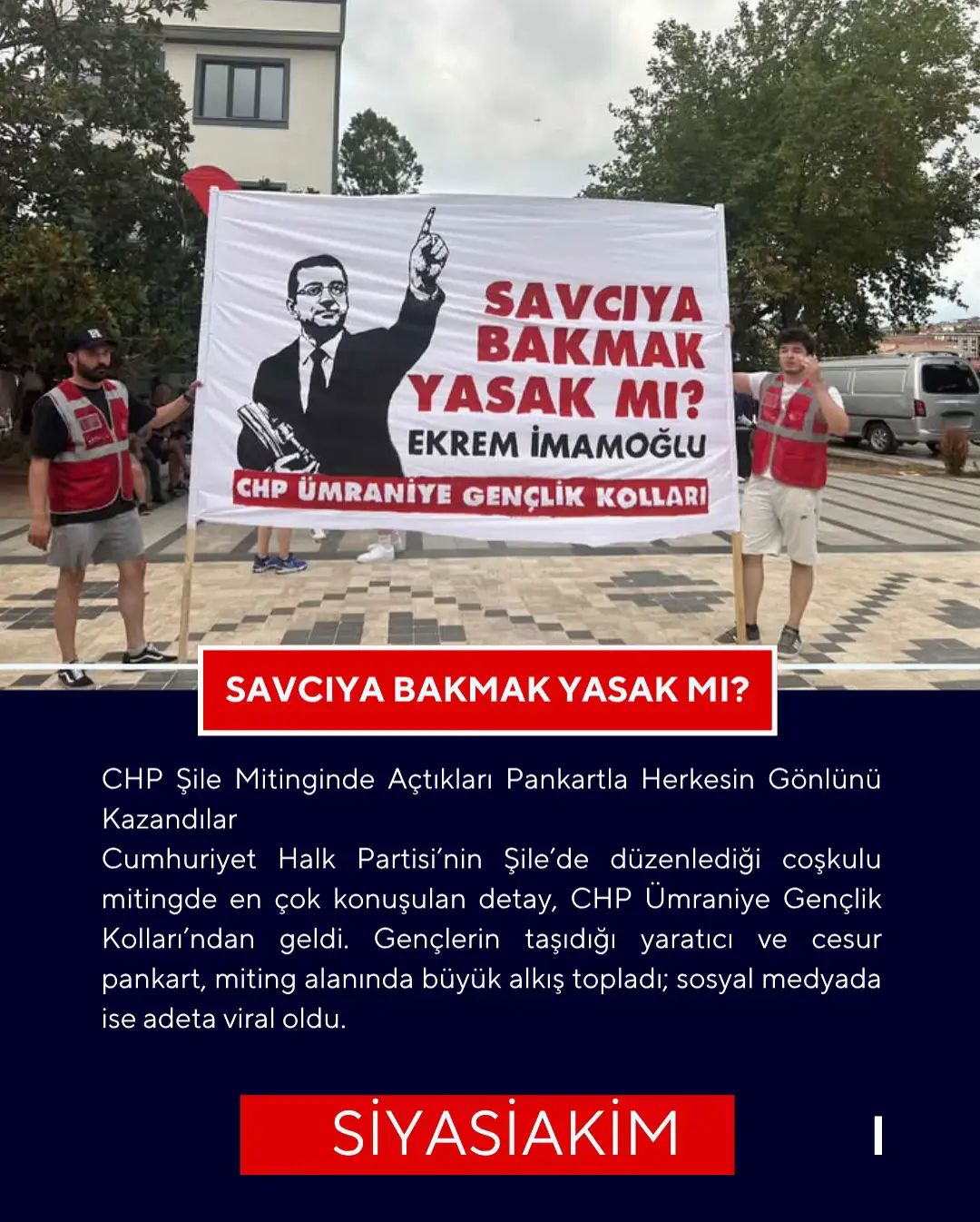 CHP lideri Özgür Özel’in de dikkatini çeken pankart, gençliğin değişimin öncüsü olacağını bir kez daha ispatladı. “Bu gençlik sadece izlemiyor, yön veriyor!” yorumlarıyla gündeme oturan Ümraniye Gençlik Kolları, siyasette genç sesin ne denli etkili olabileceğini kanıtladı. #ümraniye #şile #chp #gençlik #chpgençlik #gündem #siyaset #sondaki̇ka #viral 
