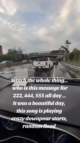 who is this message for!?!?  I was seeing 222, 444, 555 all day long.... then saw all this on my way home.  This song comes on.. Random downpour  Random flooded roads Turned the corner and there was the most glorious sky.. Then the most glorious, unique sunset.. Looked in the mirror and realized the clouds look like me.  but why..... #intuition #messages #sunset #flood #clouds #spiritual #angelnumbers #222 #444 #555 
