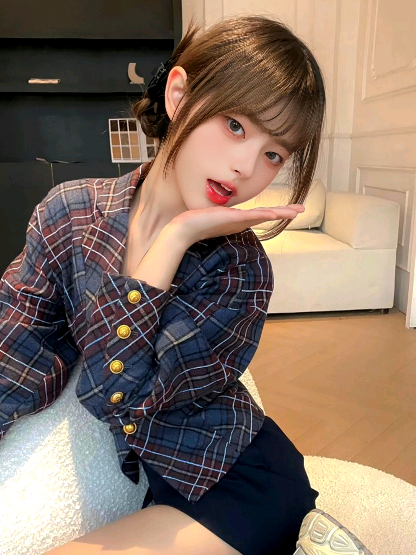 😭 좋아해요! 🩷 #xiechuling #justinaxie #hairstyle #fyp 