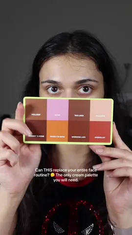 This @Made by Mitchell Holipop Curve Case is your secret to a radiant, natural finish! This creamy, blendable blush palette features eight versatile shades, from bronzes to mauves and vibrant corals. It melts into skin for that seamless, glowing look. The only cream palette you'll truly need!