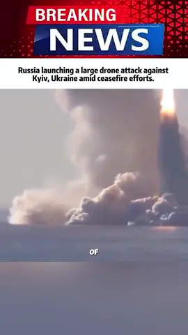 Russia launching a large drone attack against Kyiv,Ukraine amid Ceasefire efforts.Also an update on Middle  East ceasefire efforts #breaking #news #russia #ukraine #israel #gaza 