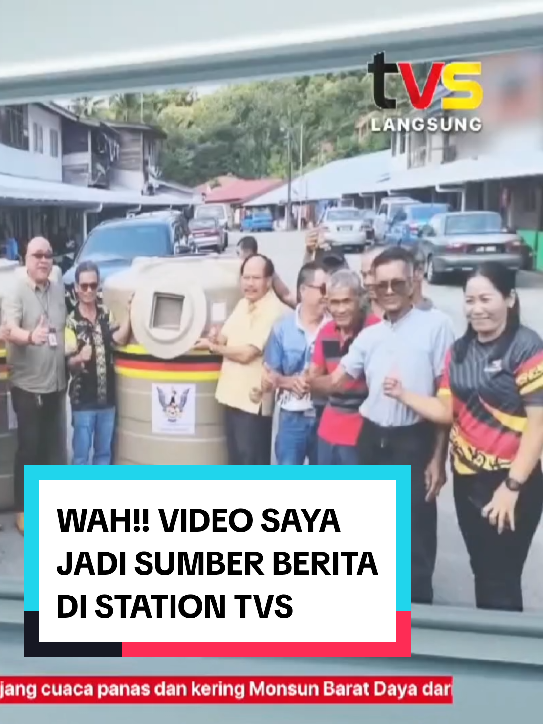 Tq TVS sbb Jadikan Vid SY semasa Program Perasmian Simbolik Penyerahan Tangki Air Sarawak Sebagai sumber Untk Berita 🤭🤭.. #fyp #tvs #tvshow #bidayuhserian #sarawaktiktok #dewanundangannegerisarawak #tebedu @tvsarawak @tvs_entertainment 