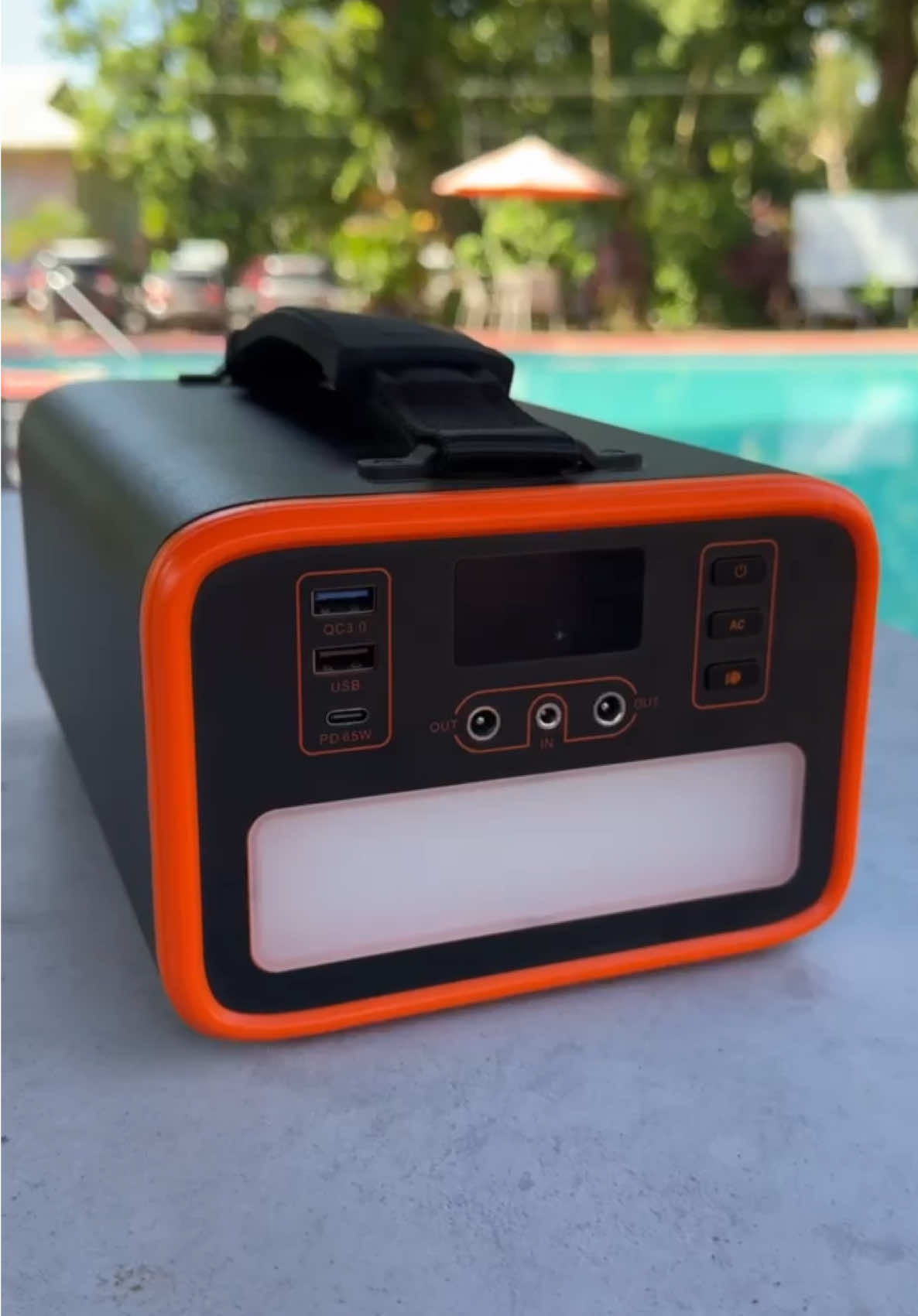 Estación de energía portátil de 307 Wh con inversor de corriente de 300 W (110 Vca) ⚡️🔌