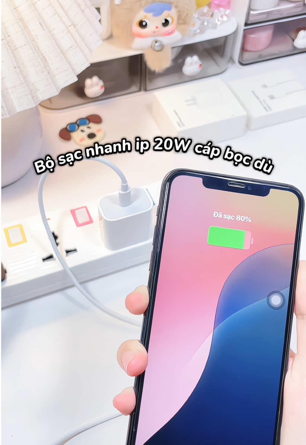 Sạc xịn mà giá mềm hen #saciphone #sacdienthoai #exsmart #sacnhanh #sacnhanh20w #phukiendienthoai 