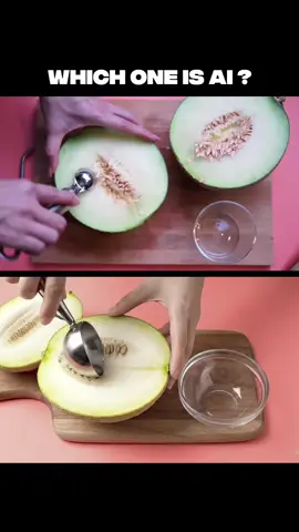 About 70% of people nowadays can't recognize what's AI-generated video , are you among the remaining 30% ? #satisfy #guessinggame #cook #realvideo #gamequiz #gameai #aiquiz #viral #fyp #ai #videoai #select 