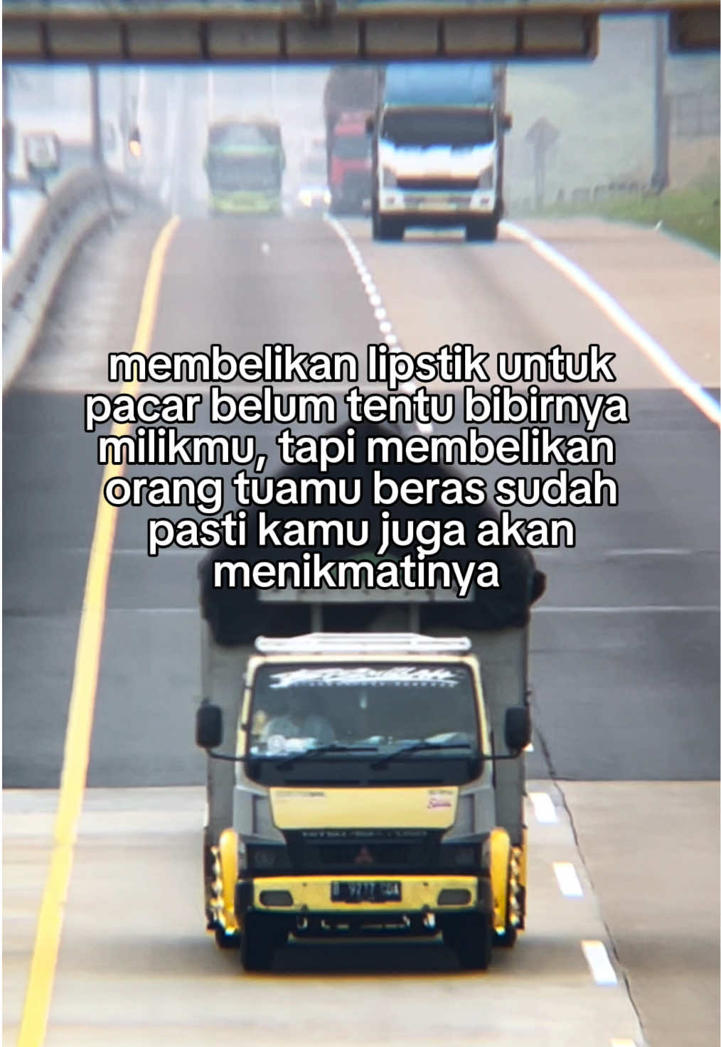 setidaknya belikan ibumu sendal agar surgamu tidak tergores #foryou #trukcabe 