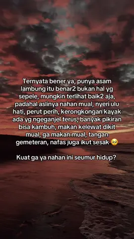 Jangan sampai kamu nyepelein asam lambung mu yah #asamlambung #gerd #gerdanxiety #asamlambungkambuh #anxiety 