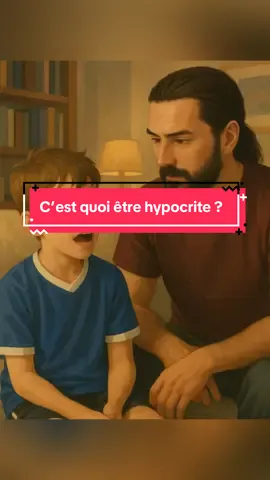 Faire semblant d’aimer quelqu’un et dire des méchancetés quand il a le dos tourné c’est la definition d’hypocrite que j’ai donné à mon garçon. Et toi tu dirais quoi à ton enfant ? #tiktokeducation #restetoimeme #valeursfamiliales #grandirenconscience #fyp #parentalite #tiktokfrance 