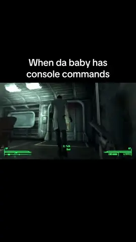 When da baby has console commands.                                       #gaming #fallout #memes #meme #gamingclip #funny #foryou #fyp