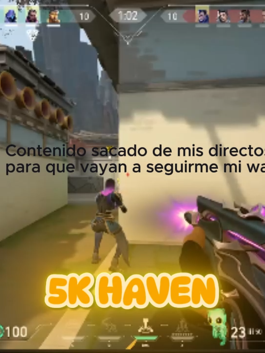 Amazando 1v5 en haven, mas naaa kick:smyfleca #fyp #Valorant #paratii #chile #kick #kickclips