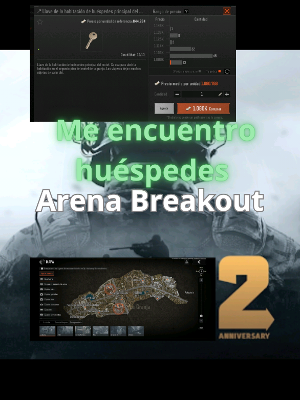 Me encuentro huéspedes por quinta vez desde la temporada 7 #huespedes #tiktok #granja #game #ArenaBreakout #ArenaBreakoutS9 #ArenaBreakoutSP #juego #prohibida #economia #micelanea 