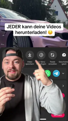 Jeder kann deine TikTok Videos herunterladen! 👀 #tiktokupdate #tiktokdownload #downloadsdeaktivieren 
